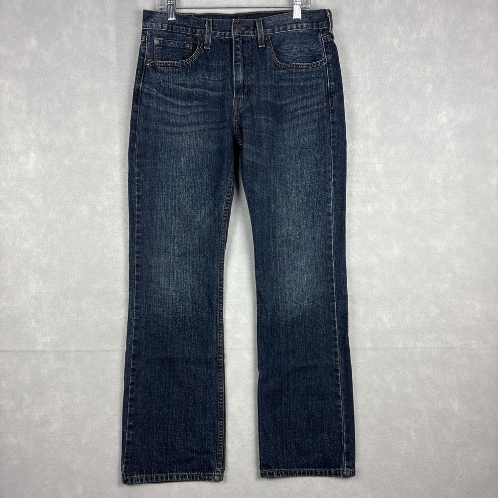 Levi’s 527 Jeans Men’s 33x32 (Fits 33x31) Blue Low Rise Bootcut Denim Faded
